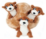 ZippyPaws Burrow Meerkat Den Dog Toy