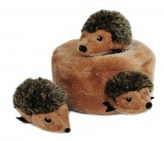 ZippyPaws Burrow Hedgeog Den Dog Toy