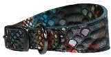 Leather Brothers Snake Charmers Leather Hound Collar - Python