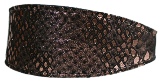 Leather Brothers Snake Charmers Leather Hound Collar - Bronze